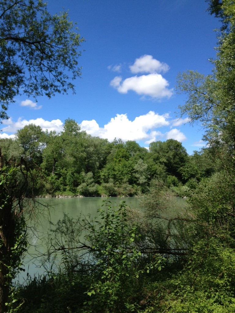 An der Salzach vor Tittmoning